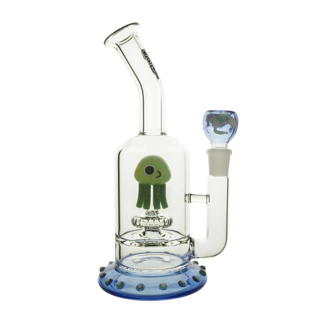 Glass Chongz 27cm Clown Foot Light Blue Waterpipe